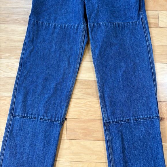 Levis 550 Utility Relaxed Jeans Mens Sz 33x34 Vintage Double Knee Denim Y2K - Picture 8 of 11
